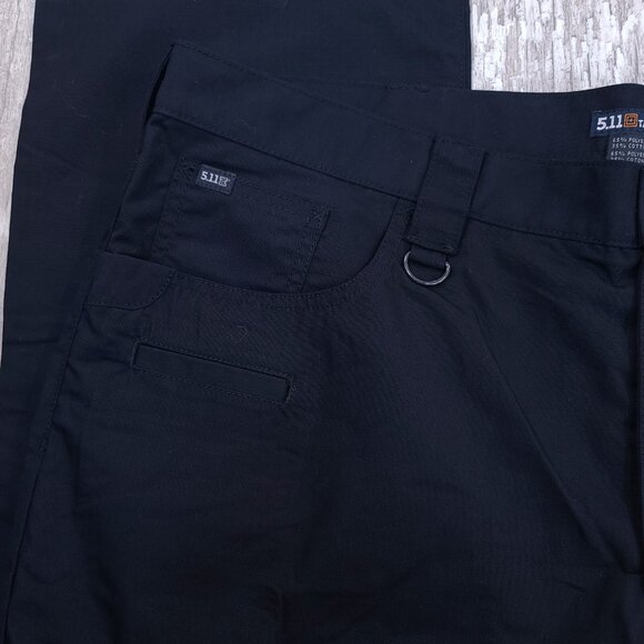 5.11 Tactical Pants Mens 42x30 Navy Taclite Ripstop Jean Cut Mid Rise Straight - Picture 5 of 9
